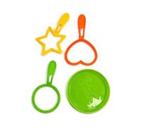 JISADER Set for Kids, Party Bag Fillers, Assorted Manual s for Outdoor, Pass the Parcel Prizes, Small round plate + heart + as