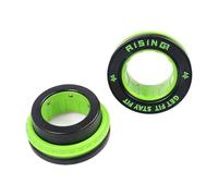 JISADER Set of 2 Non-slip Dumbbell Clamps for Bodybuilding in The Gym, Green