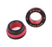 JISADER Set of 2 Non-slip Dumbbell Clamps for Bodybuilding in The Gym, Red