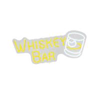 JISADER Sign Modern Decorative Bar Shop Name Lights for Wedding Living Room