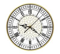 JISADER Silent Non Ticking Acrylic Wall Clock,Big Ben Clock Analog Clock for Farmhouse, Dining Room, Home, Wall Decor