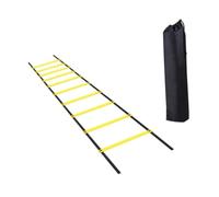 JISADER Soccer Agility Ladder Speed Ladder Fitness Feet Training Equipment Improves Coordination Home Gym Instant Set up Folding, L