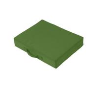 JISADER Stadium Seat Cushion Outdoor Seat Mat Camping Pad Portable Sponge Cushion Waterproof Polyester Removable Cover Suitable for Fishing Even, Light Green