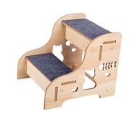 JISADER Stairs for Small Dogs, Steps for Beds, Portable, Non-slip, Lightweight, for Cats, for Sofas And Older Dogs, 2 step