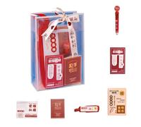 JISADER Stationery Set and Birthday Gift for Kids, Complete Writing Set for Students, Essential School Stationery Set for Back to School, Kit