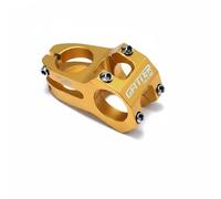 JISADER Stem Aluminum Alloy CNC-Machined Handlebar Mount Lightweight Hollow Tube Enhanced Responsiveness Suitable for Technical Outdoor Activities, Gold