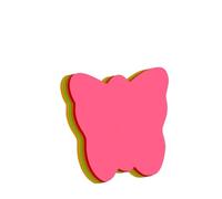 JISADER Sticky Notes and Colorful Note Pads for School, Fun Party Bag Fillers and Post Its, Stationery Gifts for Women, Post Its Sticky Notes for Learning, Glow-in-the-Dark Butterfly Shape