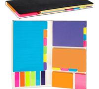 JISADER Sticky Notes and Colorful Sticky Pads for Office or Desk, Versatile Note Pads and Sticky Tabs for Business Professionals, 12 Pack for Students