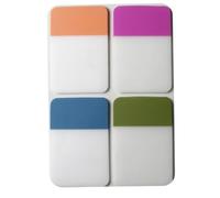 JISADER Sticky Notes and Colorful Sticky Pads for Office, Versatile Sticky Tabs and Note Pads for Students, Tabs for Annotating Books for Learning, Pink, Orange, Blue, Green