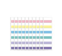JISADER Sticky Notes and Colorful Sticky Tabs for Learning, Translucent Post Its for Books and Textbooks, Writable Index Tabs for Students and Readers
