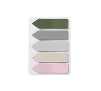 JISADER Sticky Notes and Colorful Sticky Tabs for Learning, Transparent Sheets for Textbooks and Notebooks, Versatile Index Tabs for Students and Readers, Muted 5-Color