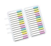 JISADER Sticky Notes and Transparent Sticky Tabs for Reading, Colorful Book for Books and Learning, Essential Supplies for Students and Readers