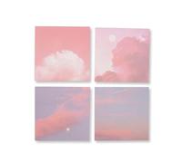 JISADER Sticky Notes for Planners and Organizers, Colorful Post Its Sticky Notes for Note Taking, Postits Sticky Notes for Daily Planning, Hued Notes, Pink Mist Gradient