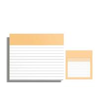 JISADER Sticky Notes Set for Students and Office Workers, Transparent Sticky Notes for Revision Supplies, Clear Sticky Notes for Academic Essentials, Lined