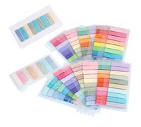 JISADER Sticky Tabs and Index Tabs for Note Taking, Colorful Annotation Tabs for Textbooks, Sticky Notes Tabs for Students, Teacher Stationery, 200 Sheets, Muted Tones Color Palette 1