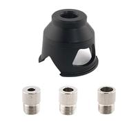 JISADER Straight Positioning Jig Kit, Woodworking Tool Accessory, Self-Centering Drill Guide for Carpenters, Black