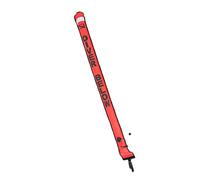 JISADER Surface Marker Buoy Scuba Marker Float Sausage Built with Over Pressure Valve High Visibility Reflective Band Suitable for Scuba Diving, Red