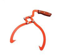 JISADER Timber's Tongs Log Lifting Grab Hook for Lifting Logs in The Garden, Multi, Maximum Opening 51cm