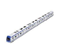 JISADER Toy Train Set, Model Made of Aluminum Alloy, Connected High-speed Locomotive, Wagons, Toy for, Blue