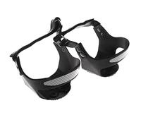 JISADER Traction Cleats Ice SnowGrips for Walking Climbing Shoes/Boots, Black, 5 Teeth XL