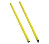 JISADER Training Marker, Soccer Signposts, Training Poles, Soccer Practice Training Obstacle Bar, 2 Pieces Sign Poles