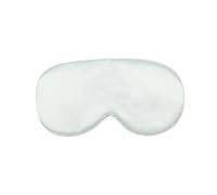 JISADER Travel Essentials Covers for Women and Jet-Setters, Gentle Eye Covers for Bedroom Accessories, Contoured Eye Blindfold, Outdoor Gear, White