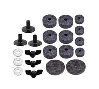 JISADER Ultimate Cymbal Replacement Kit for Drummers, Gray