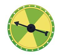 JISADER Wall Mounted Prize Turntable, Wheel of Fortune, Roulette, Rotating Prize Wheels for Pub, Style B