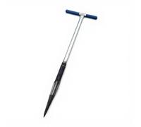 JISADER Weighted Ice Auger for Thick Ice, Replaceable Ice Auger Head Set, Triangular Ice Fishing Auger Bit, Detachable Head Ice Auger Pick with T-Handle Grip, 6 jin