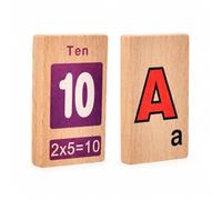JISADER Wood Dominoes Set, 100-Piece Double-Sided Educational Game, with Storage Bag