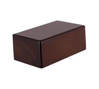 JISADER Wooden Urn for Pet Ash Ash Holder Memorial Case Cinerary Casket for Small Pet Rabbits, 16.5x10x9cm