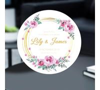 Jishiletao Custom Stickers for Business Logo Personalized Name Label Waterproof Customized Thank You Sticker Wedding Favor Labels with Your Design Image Photo Text or Logo (Vinyl)