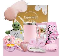 JISHSHAY 12 PCS Birthday Gifts for Women Pamper Gifts for Women Self Care Relaxation Bath Sets for Mum Wife Girlfriend Sister for Birthday Mothers Day Retirement Anniversary Congratulations - Pink