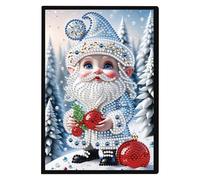 JISHSHAY Diamond Art Notebook Journal Diamond Painting Note Book Gem Art Sketchbook Gem Painting Blank Notebook Mosaic Kits for Adults Diary with Special Shaped 14.5×21cm/5.7×8.26in Gnome