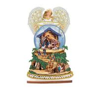 JISHSHAY Diamond Painting Tabletop Decoration DIY Angel Diamond Art Desk Ornament with Acrylic Plate Special Shaped Crystal Desktop Ornament Diamond Art Kits for Adults Handmade Craft