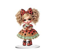 JISHSHAY Fairy Diamond Art Desk Ornaments Diamond Painting Desktop Decoration Gem Art Table Top Decorations Gem Painting Table Ornaments Mosaic Kits for Adults Desk Top Kits with Special Shape Elf