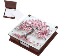 JISHSHAY Tree of Life Diamond Art Note Box Diamond Painting Notecard Box Gem Art Sticky Note Holder Gem Painting Memo Pad Holder Mosaic Kits for Adults Post It Dispenser, Contains 160 Sheets of Paper