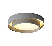 JISHUBO Creative Double-layer Wrought Iron Ceiling Lamp, Embedded Installation Ceiling Light, LED Light Source Energy-saving Ceiling Lamp, Three-tone Ceiling Lamp, Close To Ceiling Light Fixtures