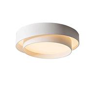 JISHUBO Creative Double-layer Wrought Iron Ceiling Lamp, Embedded Installation Ceiling Light, LED Light Source Energy-saving Ceiling Lamp, Three-tone Ceiling Lamp, Close To Ceiling Light Fixtures