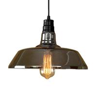 JISHUBO Creative Hat Shape Hanging Light, E27 Base Glass Pendant Lamp Shade, Modern Minimalist Style Chandelier, Restaurant Bar Kitchen Island Decoration Lighting Fixtures