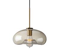 JISHUBO French Minimalist Style Chandelier,Creative Personality Glass Hanging Lamp Lampshade,E27 Screw Ceiling Lighting Fixtures,Restaurant Kitchen Hotel Decoration Pendant Light