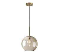 JISHUBO Nordic Minimalist Style Hanging Light,Creative Spherical Glass Pendant Lamp Lampshade,E27 Base Ceiling Lighting Fixtures,Bar Restaurant Balcony Decoration Chandelier