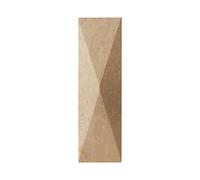 JISHUBO Wabi Sabi Style Wall Light, 12.6 Inch Rectangular Yellow Travertine Wall Sconce, LED Light Source Natural Stone Wall Lamp, Restaurant Living Room Bedroom Wall Mounted Lighting Fixtures