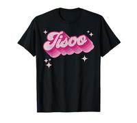Jisoo First Name Girls Vintage Style 70s Personalised Retro T-Shirt