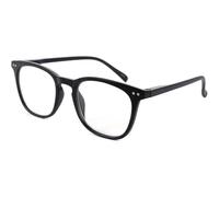 JiSoo Womens Reading Glasses 1.25, Trendy Readers Glasses Women, Lightweight Ladies Magnifying Glasses for Reading, Black