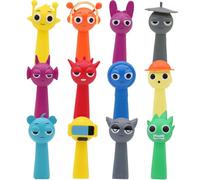 JISRKP 12Pcs S-prunki, S-prunki Toys, S-prunki Figures, Colorful Toy Figures for Kids, Safe, Durable, And Fun, S-prunki Birthday Decorations Gifts for Girls, Boys And S-Prunki Games Fan
