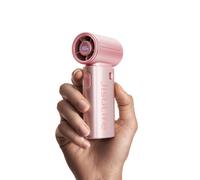JISULIFE Handheld Fan Life9S - Sl hrome: Turbo Power, 22 Hours Cooling | LED Display, 5000mAh, 5-Speeds, Mini Portable Fan for Travel, Cruise, Concerts, Trendy Gifts for Women Men -Pink
