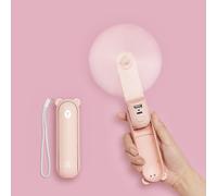 JISULIFE Handheld Fan with 4800 mAh Powerbank Max 46 Hours Runtime,Pocket Fan Portable Battery Operated or USB Powered Folding...