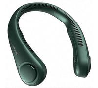 Jisulife Neck Fan, Wearable Personal Fan, Portable Bladeless Fan, 3 Speeds Rechargeable, Battery Operated for Men and Women Green
