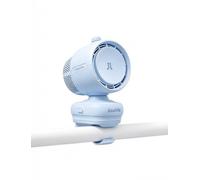 JISULIFE Stroller Fan 3 Clip-120°Auto Oscillation, 2 Wind Mode | 21H Super Runtime,100-Level Breeze, LED Display & 3-Level Nightlight, Baby Fan for Crib, Stroller & Bedroom, Gift for Moms